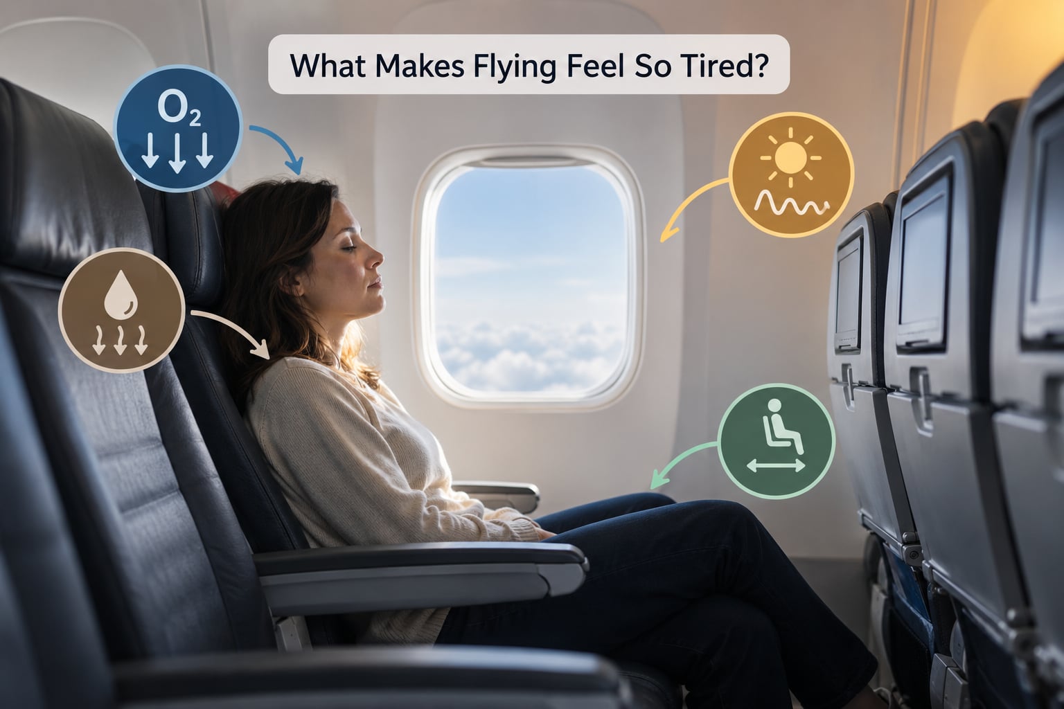 What Makes Flying Feel So Tired?