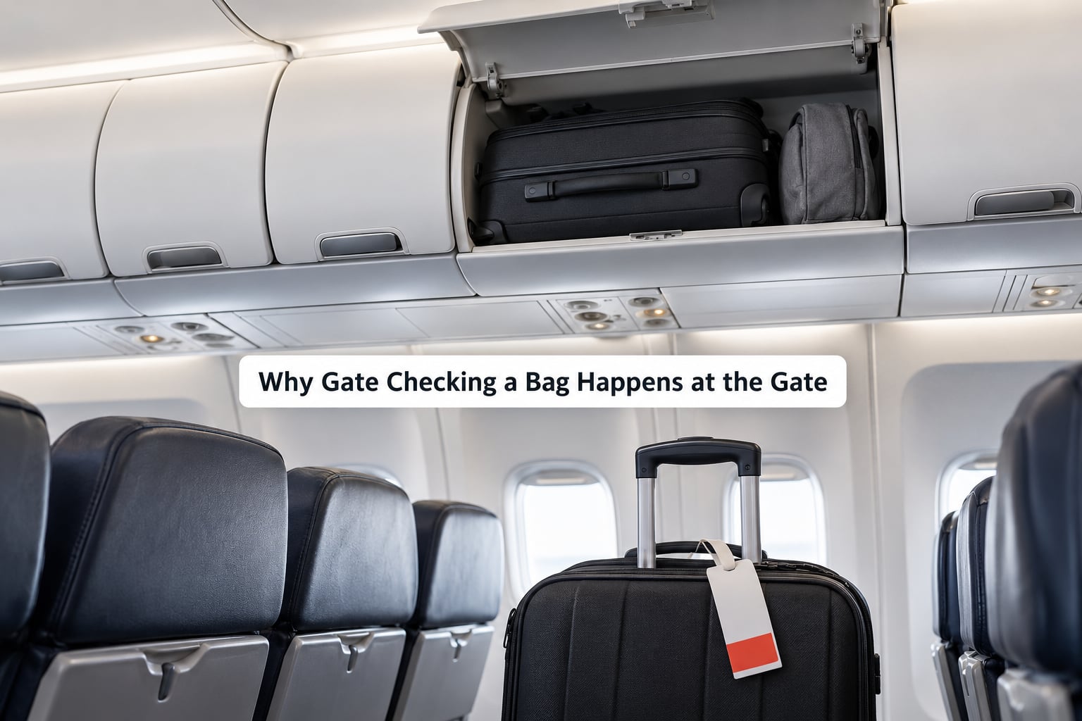 Why Gate Checking a Bag Happens at the Gate