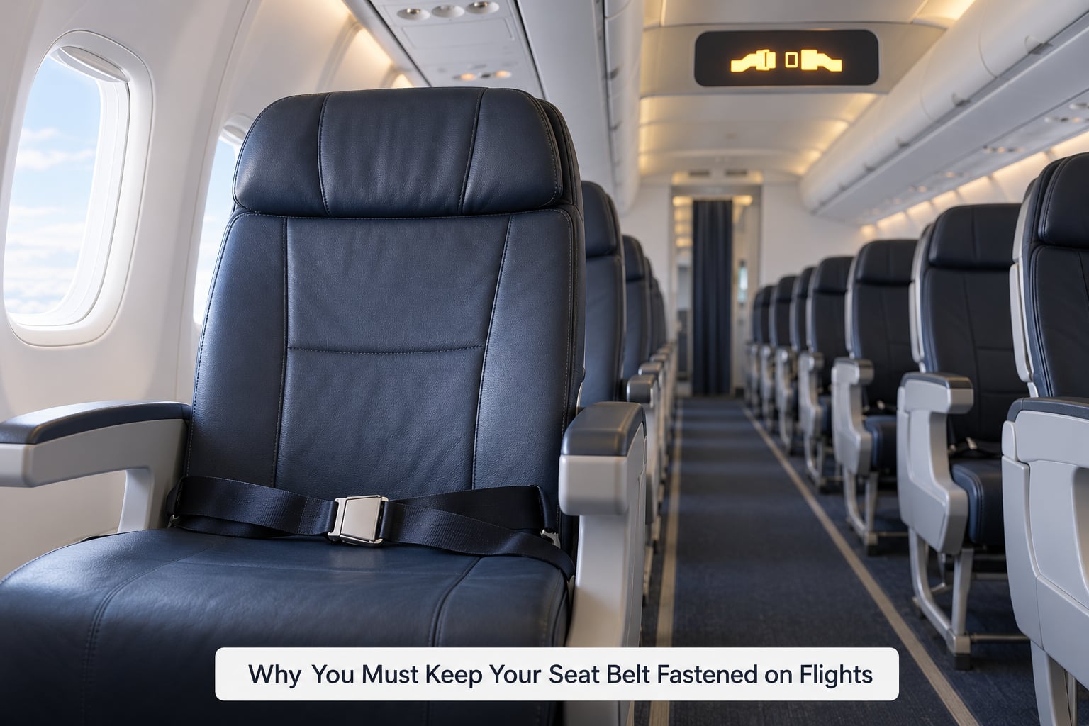 Why You Must Keep Your Seat Belt Fastened on Flights